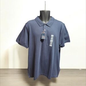 New, Men's Denver Hayes Navy Blue Polo Shirt & Blue Sky Bamboo Blend Socks